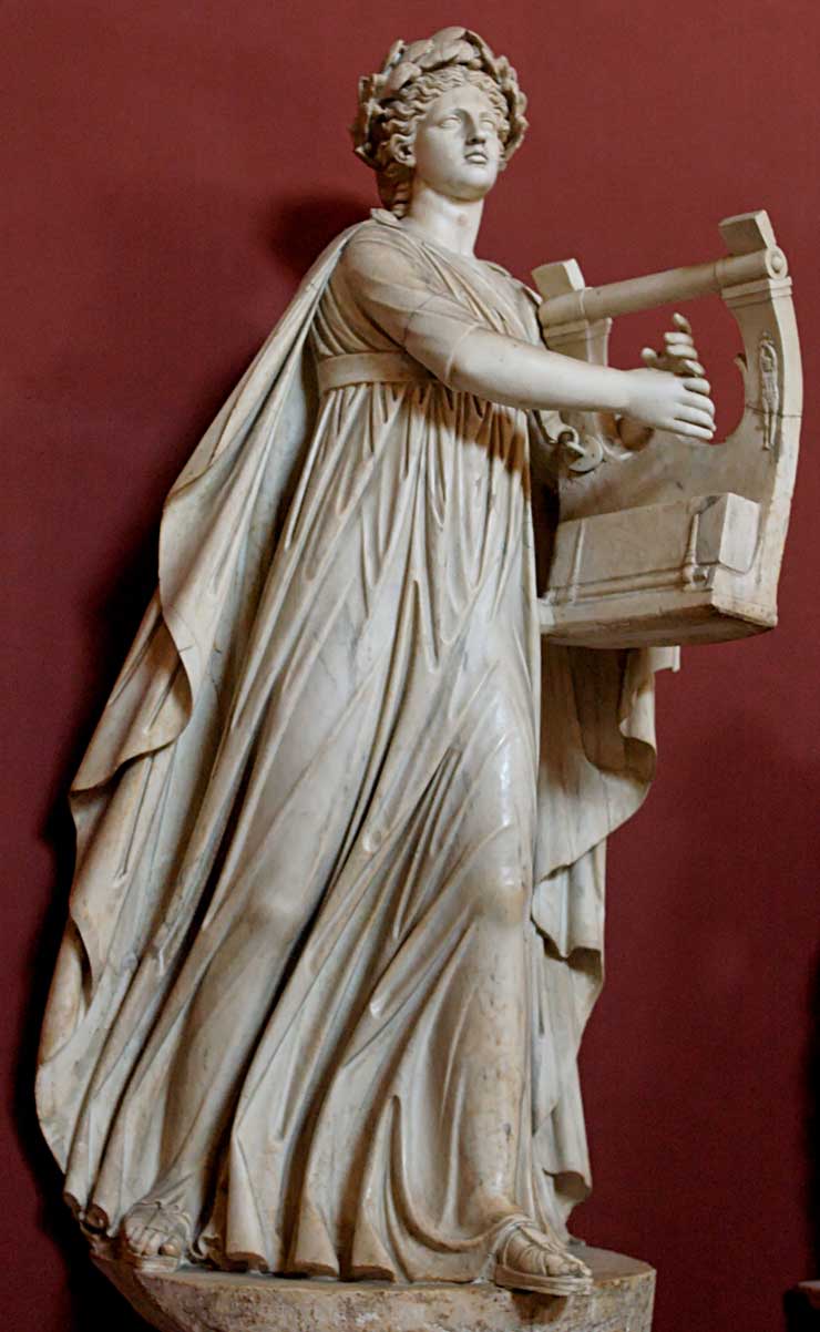 Apollon Musagetes, Pio Clementino, Inv 310