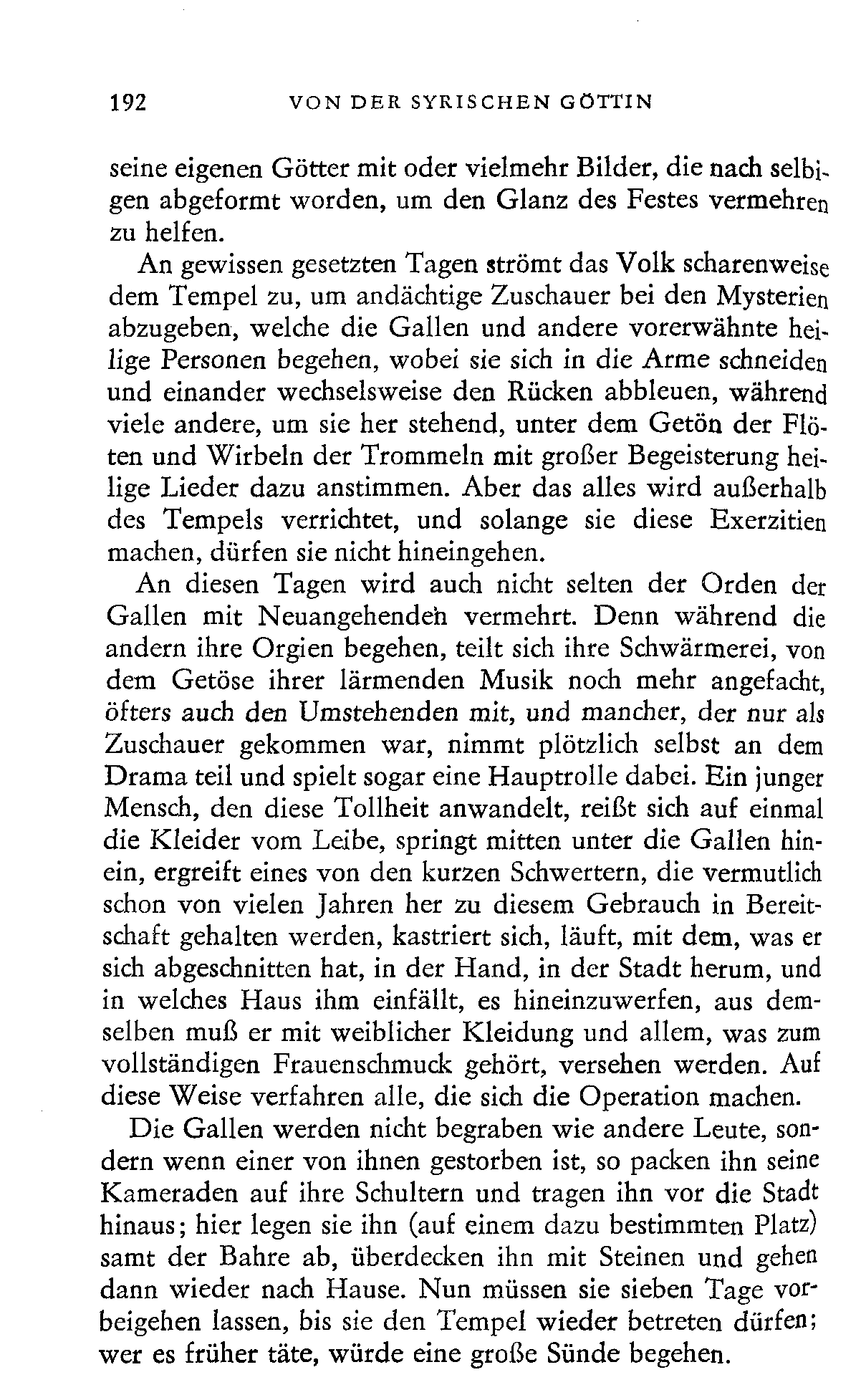 Von der Syrischen Göttin, Lukianos von Samosata
