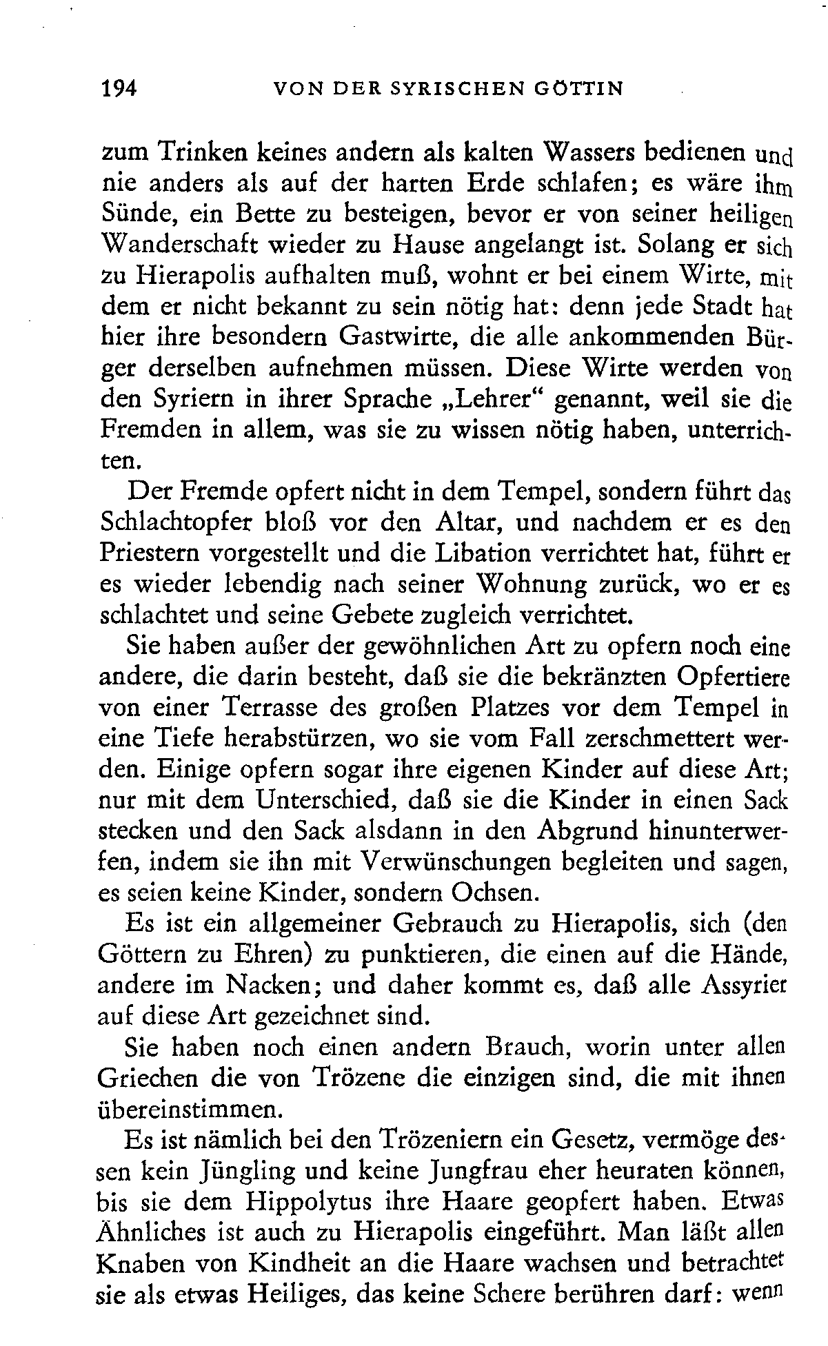 Von der Syrischen Göttin, Lukianos von Samosata